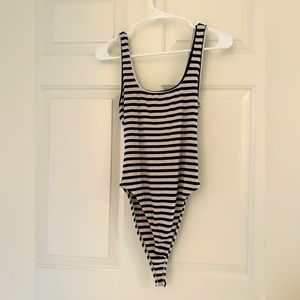 Zara stripe body suit
